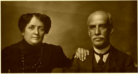 Doña Mercedes Fullerat y Don Bruno Ugarte